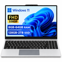 Ordinateur portable professionnel 14,1 pouces AMD R5 3500U sous Windows 11, charnière à ouverture à 180 degrés, ventilateur intégré, directement de l'usine