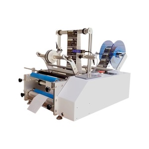 Máy tính để bàn tự động Sticker vòng nhựa Chai Thủy Tinh ghi nhãn chai máy bán tự động cho chai - Product Image 6