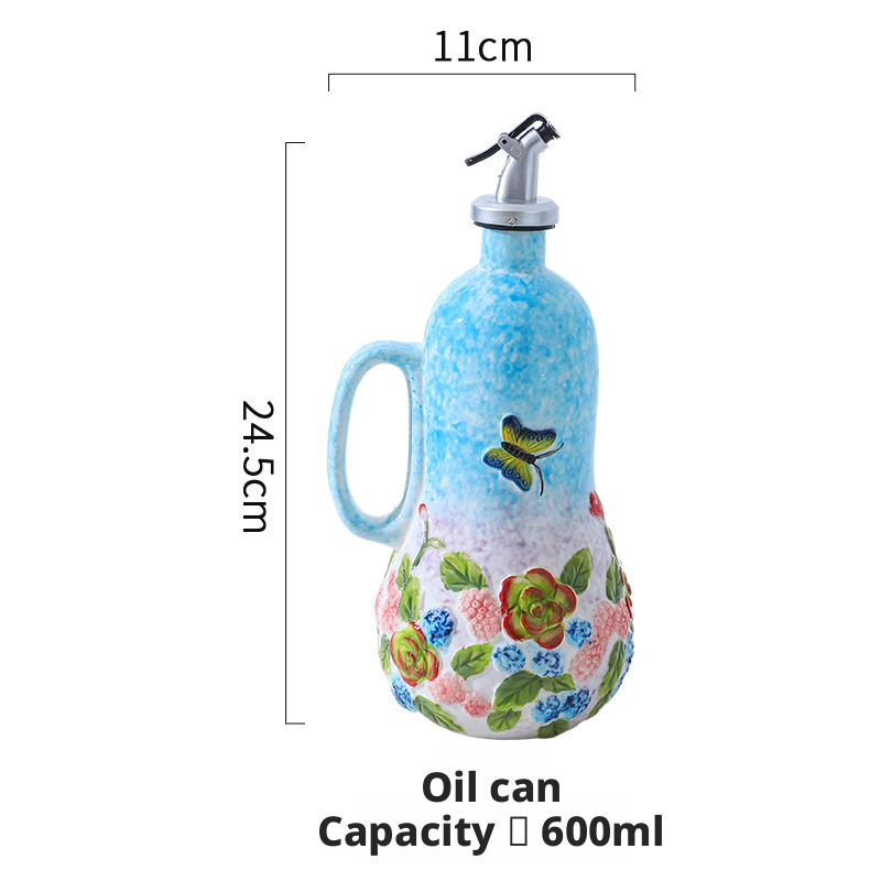 blue Butterfly flower-oil bottle