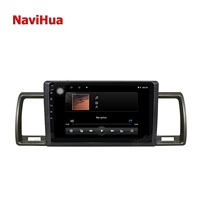NAVIHUA Radio Mobil Android 9 Inch Layar Sentuh GPS Navigasi Pemutar Video Stereo Multimedia untuk Toyota Hiace