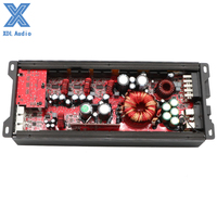 Amplificateur de voiture haut de gamme à 5 canaux classe D Mini 103mm taille compacte 4CH * 85W + 1CH * 330W RMS 14.4V(4ohm) égaliseurs croisés