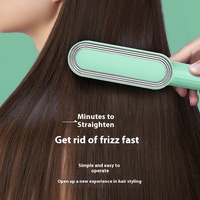 Meilleure vente de lisseur électronique de haute qualité Peigne à panneau PTC humide et sec Brosse à lisser de beauté à usage domestique