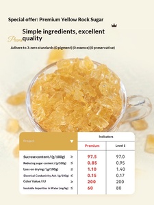 Azúcar de Roca Amarillo Premium de Alta Calidad/Venta al por Mayor/Venta Directa de Fábrica, Bolsa de 500g, Azúcar Grande en Bolsa, Método Tradicional para Hervir Té, Auténtico - Product Image 4