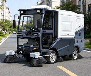 Barredora <span class=keywords><strong>de</strong></span> Pisos con Tracción en las Cuatro Ruedas, Motor y Cepillo Hidráulico con Elevación Eléctrica, Acción <span class=keywords><strong>de</strong></span> Seguridad Sensible - Product Image 1