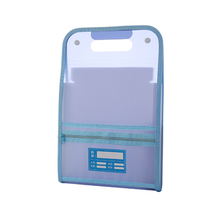 Nhà máy trực tiếp giá A4 Kích thước PP nhựa mở rộng bìa cứng nút rõ ràng tài liệu túi điều hành thư mục tập tin cho văn phòng - Product Image 3