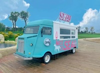 Franchise Traiteur Personnalisé Mobile Food Bus London Street Anglais Afternoon Tea Dining Car Dessert Vending Car à vendre