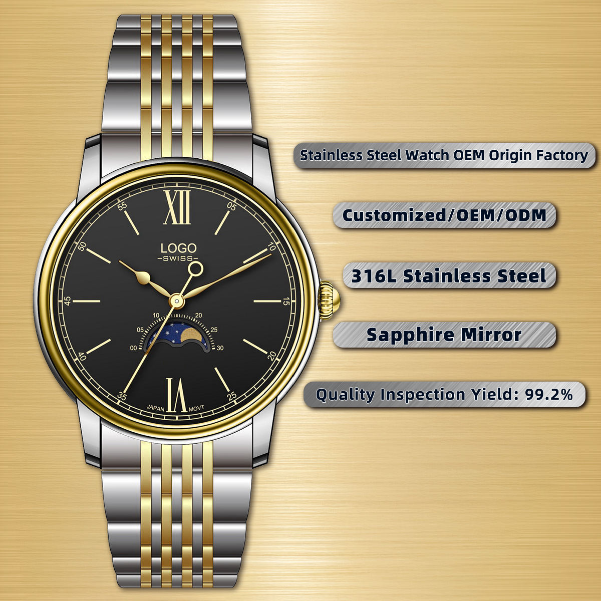 สีเงิน/สีดำ