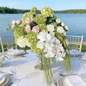 Fiori Artificiali in Seta All'Ingrosso di Alta Qualità, Rose e Gypsophila per Decorazioni Matrimoniali e Centrotavola - Product Image 6