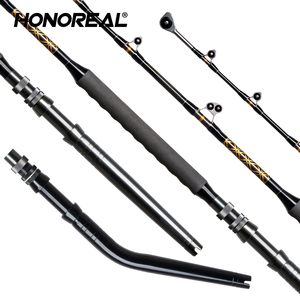HONOREAL GIANT Canne à <span class=keywords><strong>pêche</strong></span> à la traîne modulaire personnalisable embouts interchangeables sièges moulinet eau salée - Product Image 1