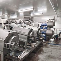 Mango Pulp Sap Verwerkingsfabriek Machine Met Kerncomponenten Pomp Motorlager Plc