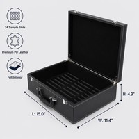 Valise d'échantillons de carreaux de céramique et de pierres naturelles à prix d'usine avec boîtes de présentation pour granit, marbre et quartz