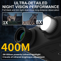 Jumelles de vision nocturne numériques GOYOJO 4K HD, zoom 8x, portée de 400 mètres, infrarouges, étanches, 30 ips, garantie 1 an, chasse