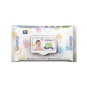 Lingettes jetables non tissées pour bébés, marque propre OEM, 99,9 % de perles, non parfumées, soin de la peau pour bébés (tailles personnalisables) - Product Image 1