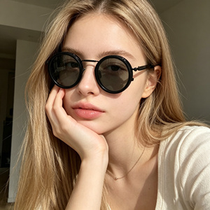 <span class=keywords><strong>Gafas</strong></span> de Sol Innovadoras con Lentes ND9 Ajustables, Protección UV, Unisex, <span class=keywords><strong>Redondas</strong></span>, Estilo Steampunk, para Pesca, Conducción y Actividades al Aire Libre - Product Image 3