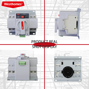 Commutateur <span class=keywords><strong>de</strong></span> transfert <span class=keywords><strong>automatique</strong></span> à double alimentation WCQ2C 6A 63A 2P/3P/4P <span class=keywords><strong>de</strong></span> type PC pour systèmes solaires et alimentation <span class=keywords><strong>de</strong></span> secours, fabriqué en Chine - Product Image 2