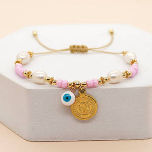 B3604 Virgen colgante pulsera colorido ojo encanto pulsera con cuentas hilo rojo pulsera <span class=keywords><strong>amistad</strong></span> - Product Image 3