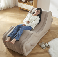 Fauteuil gonflable moderne en tissu rembourré, extensible, très vendu, pour salon, extérieur, centres commerciaux et chambre à coucher