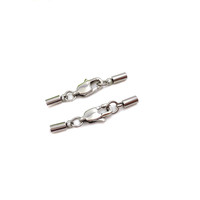Fermoirs pince à sertir pour femmes, pièces, bornes tendance, pour la fabrication de bijoux argent, or, Rose, or et noir