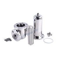 Boîtier de filtre en acier inoxydable OEM personnalisé ZHEHAN, filtration d'oxygène, connecteur à bride standard stérile 316L