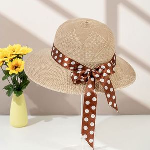 Straw for Women Wide Brim Upf 50+ Uv Protection <b>Floppy</b> Sun <b>Hat</b> Summer Foldable Beach Travel Bucket <b>Hats</b> With Strap - Product Image 3
