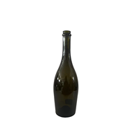 Bouteilles de vin en verre personnalisées, vides, mini, petites, 187, 375, 750 ml, col en liège Bourgogne, bon marché, pour champagne