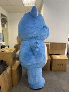 2m cầu vồng gấu màu xanh Inflatable chăm sóc gấu chủ đề bên trẻ em chạy Inflatable lông sang trọng Linh Vật Trang phục chăm sóc Gấu - Product Image 4