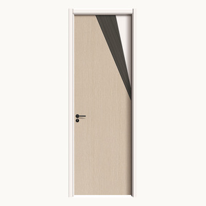 Puerta Interior <span class=keywords><strong>de</strong></span> Estilo Moderno Gris Claro, Puerta Simple <span class=keywords><strong>de</strong></span> Madera Hecha a Medida, <span class=keywords><strong>de</strong></span> <span class=keywords><strong>Buena</strong></span> Calidad <span class=keywords><strong>y</strong></span> Económica, Puerta Interior <span class=keywords><strong>de</strong></span> Dormitorio con Placa <span class=keywords><strong>de</strong></span> Cristal <span class=keywords><strong>de</strong></span> Carbono - Product Image 2
