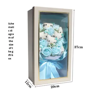 Ramo de Jabón de Rosa Artificial, <span class=keywords><strong>Regalo</strong></span> de Cumpleaños para Parejas - Product Image 4