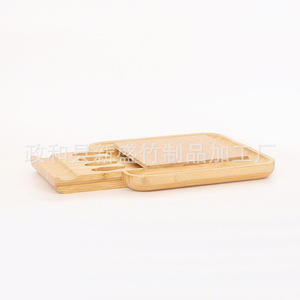 Factory wholesale cheese board <b>set</b>, simple cheese knife, cheese board drawer, bamboo <b>square</b> cheese board, customizable. - Product Image 2