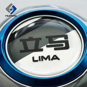 Plastic of car sticker 3D personalized least wholesale and badges plastic aluminum emblem logo sticker insigni - Product Image 5