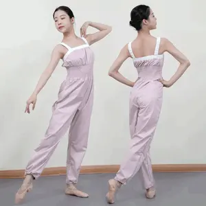 Setelan panas Jumpsuit keringat pakaian Sauna latihan balet dewasa