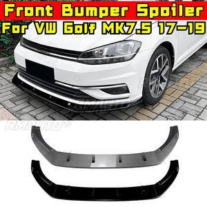 <b>For</b> Volkswagen Golf MK7.5 Normal Version 2017-2019 <b>Car</b> Front Bumper Lip Splitter <b>Diffuser</b> Body Kit Bumper Guard Protector - Product Image 1