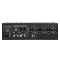 Console audio professionnelle double DSP 99 effets 12 canaux RK1202FX, mixeur analogique en rack, Bluetooth, affichage LED de niveau indépendant, entrée SPLIT