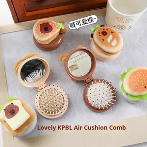 Peine <span class=keywords><strong>de</strong></span> Aire Portátil con Forma <span class=keywords><strong>de</strong></span> Animal Peludo, Mini Peine <span class=keywords><strong>de</strong></span> Masaje Plegable con Diseño <span class=keywords><strong>de</strong></span> Comida - Product Image 3