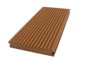 Terrasse en WPC solide, revêtement de sol en WPC, fibres de bois composites imperméables, terrasse composite extérieure antidérapante pour chalet