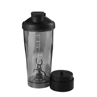 Bouteille de shaker électrique sportive Everich OEM ODM 600 ml avec boule amovible pour une alimentation saine et les sports de gym