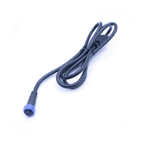Connecteur d'alimentation M16 auto-bloquant à 3 broches, norme américaine 240V, câble électrique à trois pôles, étanche IP67, assemblage de câbles LED