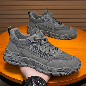 Zapatos Casuales de Malla Transpirable para Hombre, con Cordones, Estilo Retro, Antideslizantes, para Caminar en Todas las Estaciones - Product Image 1