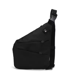 Bolso de pecho táctico oculto, impermeable, duradero, antirrobo, de poliéster con cremallera para hombre, bolso bandolera para deportes al aire libre - Product Image 2