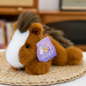 Peluche d'animal couché mignonne, poupée en peluche moelleuse, styles variés pour la décoration de table à la maison, cadeau pour enfants - Product Image 6