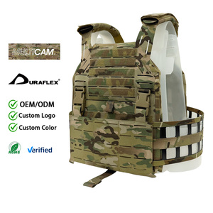 <span class=keywords><strong>Gilet</strong></span> tactique OEM ODM personnalisé, porte-plaques à dégagement rapide, ceinture abdominale, système MOLLE découpé au laser, cadre léger - Product Image 2