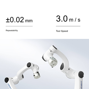หุ่นยนต์ร่วมปฏิบัติงาน Huayan Robotics E03 แบบ 6 แกน รับน้ำหนักได้ 3 กก. ระยะเอื้อม 590 มม. ความแม่นยำสูง 0.02 มม. หุ่นยนต์โคบอทแบบโมดูลาร์ข้อต่อคู่ กำลังไฟ 1000 วัตต์ - Product Image 1
