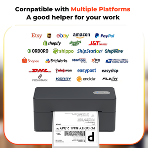 <span class=keywords><strong>Impresora</strong></span> de Etiquetas Térmicas de Grado Comercial 4x6, <span class=keywords><strong>Impresora</strong></span> de Etiquetas de Envío para Negocios, Pequeñas Empresas, Alta Velocidad - Product Image 6