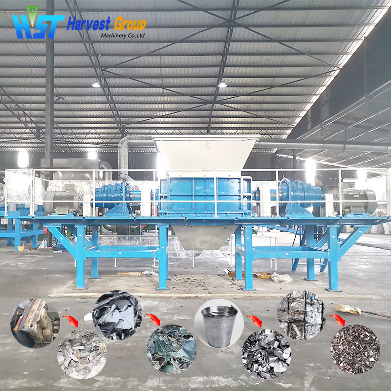 Double Shaft Scrap Metal Shredder for