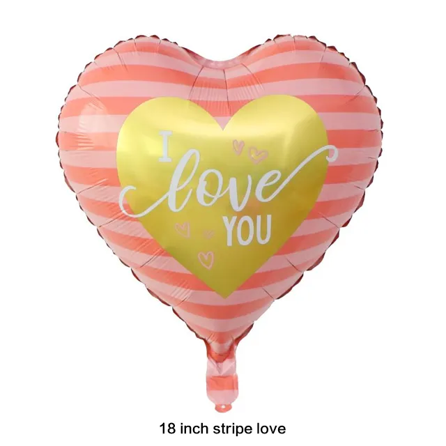 Wedding Day And Valentines Day Decorations Globos 18 Inch I Love You Helium Heart Shape Love Foil Balloon
