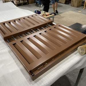 ODM OEM-carcasa de <span class=keywords><strong>aluminio</strong></span> para <span class=keywords><strong>exterior</strong></span>, cubierta decorativa de metal para <span class=keywords><strong>aire</strong></span> <span class=keywords><strong>acondicionado</strong></span>, para interiores o exteriores - Product Image 4