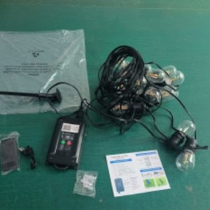 Guirlandes lumineuses LED à télécommande, alimentées par énergie solaire, solution d'éclairage décoratif extérieur - Product Image 4