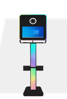 Photomaton portable 15,6 pouces avec éclairage LED, processeur Core i5 6ème génération, 8+256 Go, idéal pour la location lors de fêtes d'anniversaire pour enfants