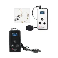 Yarmee YT200 무선 라디오 투어 가이드 시스템 동시 통역 (2 송신기 30 수신기)