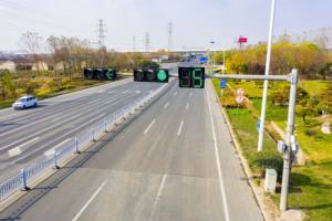 スクール赤十字信号ライト全画面100mm 3色 (レッドグリーンイエロー) <span class=keywords><strong>LED</strong></span>電球タイプShengxindaブランドクリアフィルムラミネート - Product Image 6